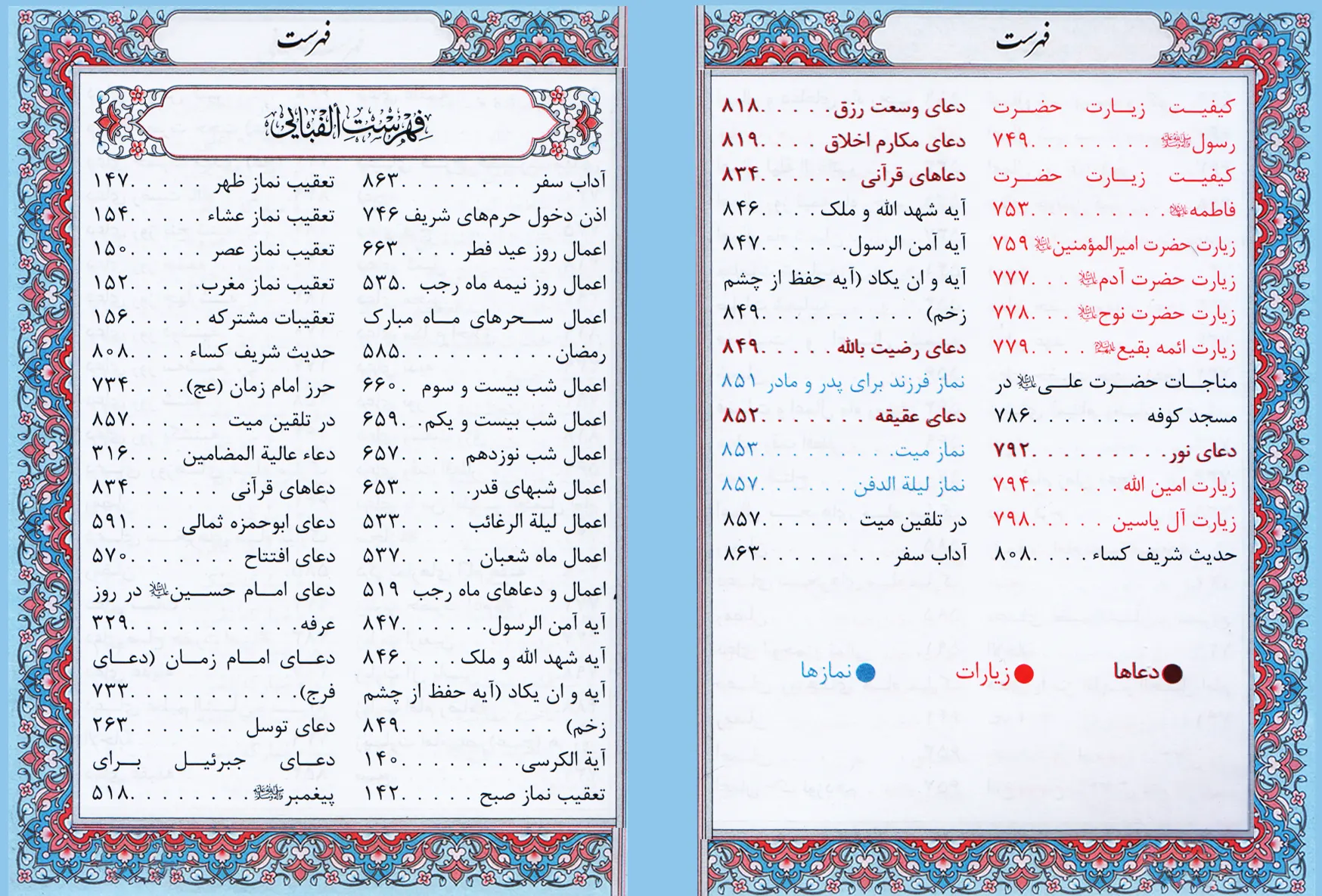 کتاب کلیات مفاتیح الجنان کیفی زیپی