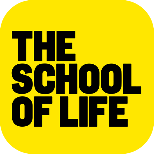 لوگو رسمی مدرسه‌ی زندگی (The School of Life)