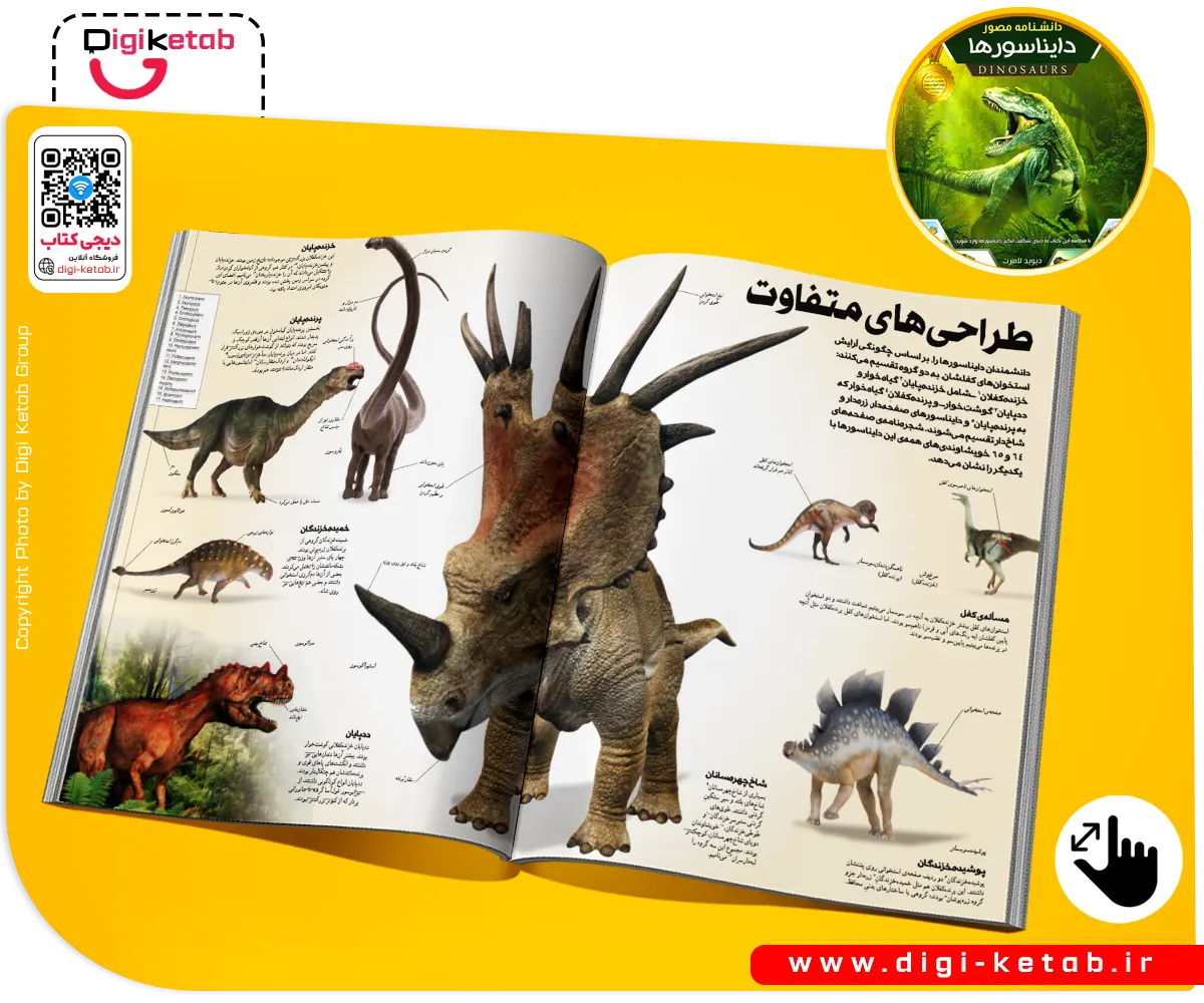 معرفی انواع خزندگان پرنده و گوشتخوار ماقبل تاریخ کتاب اعلایی
