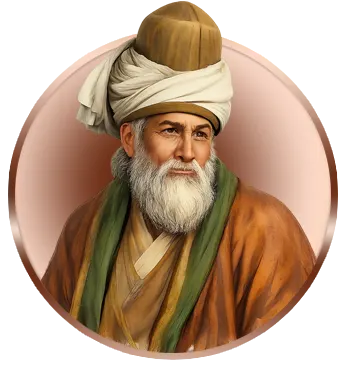 چهره مولانا جلال الدین محمد بلخی